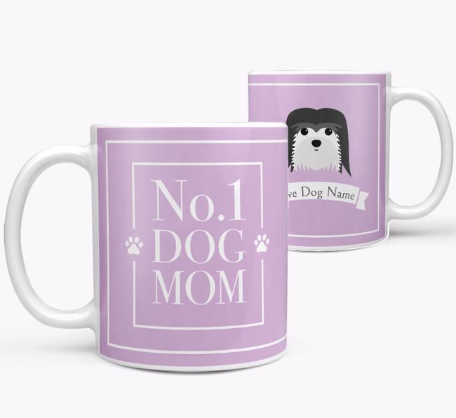 Personalised 'No.1 Mom' Mug from your {breedFullName}